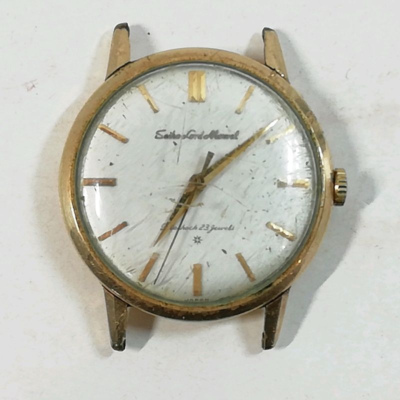 Seiko ロードマーベル　ダイヤショック手巻き時計　ジャンク Yahoo!オークション -「ロードマーベル ジャンク」の落札相場・落札価格