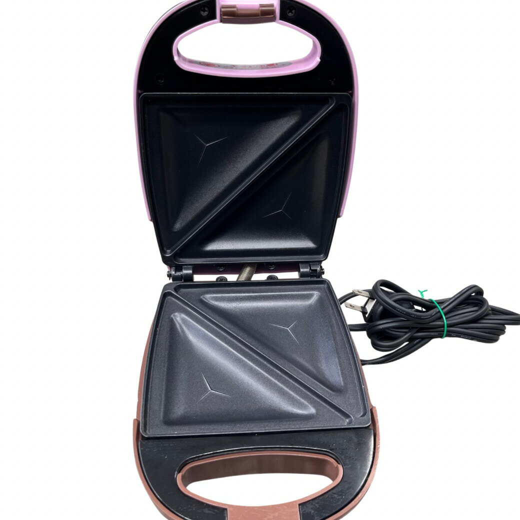 【動作確認済】【中古】本体のみ タマハシ marie claire ホットサンドメーカー ピンク系 TA-P01-01