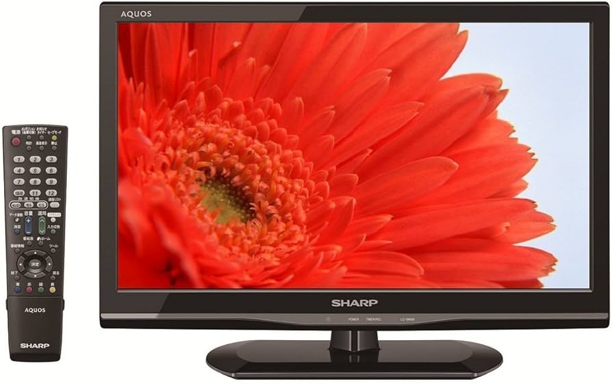 【動作確認済】【中古】本体・リモコンのみ シャープ シャープ 19V型 液晶テレビ ハイビジョン AQUOS LC-19K90-B ブラック系 2014年製