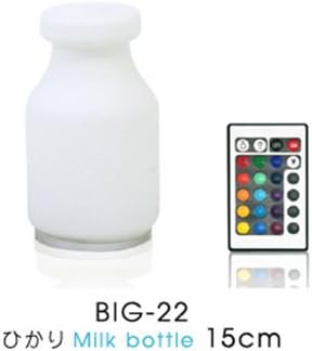 ��ư���ǧ�ѡۡ���šۥץꥺ��ᥤ�� LED����ߥ͡������饤�� �Ҥ��� Milk bottle�� 15cm BIG-22 �ۥ磻�ȷ�
