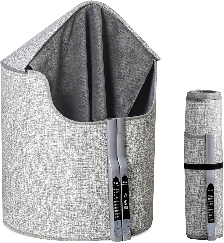 【動作確認済】【中古】VAWAYME 遠赤外線デスクヒーター AYK-030 グレー系