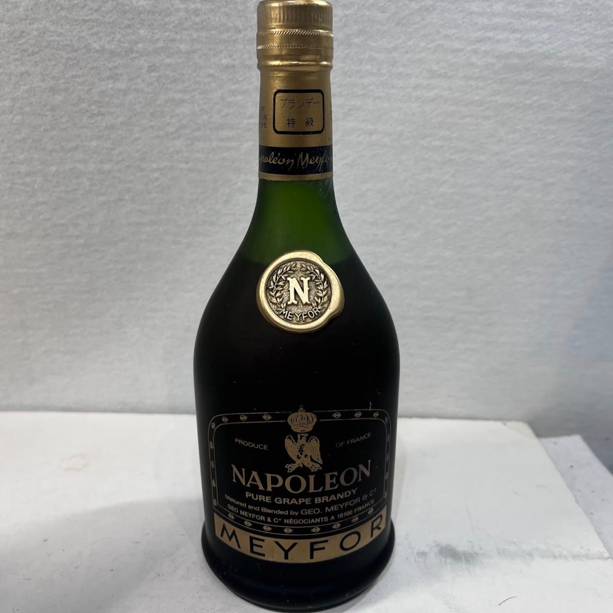 洋酒　　メイフォー　ナポレオン　ブランデー　700ml40度　特級 内容量 (ml) 700 アルコール度数 40 原産国 フランス 付属品 なし ※古酒につきコルクが破損しやすいです。慎重に開栓しましてもきっと起こります。コルクは無保証で...