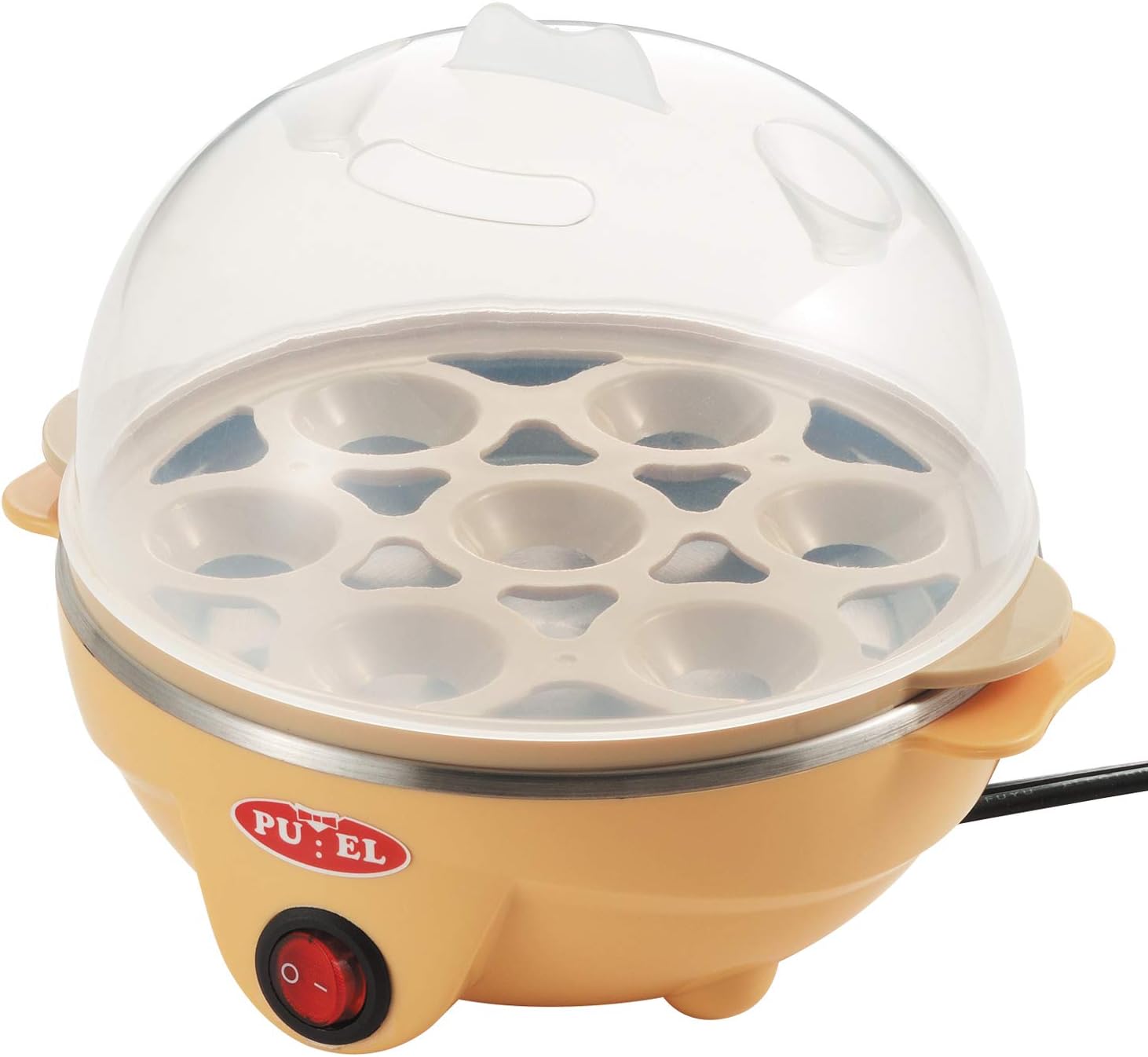 Rakuten - 【未使用品】タマハシ プエル 電気たまごゆで器 PU-109 イエロー系