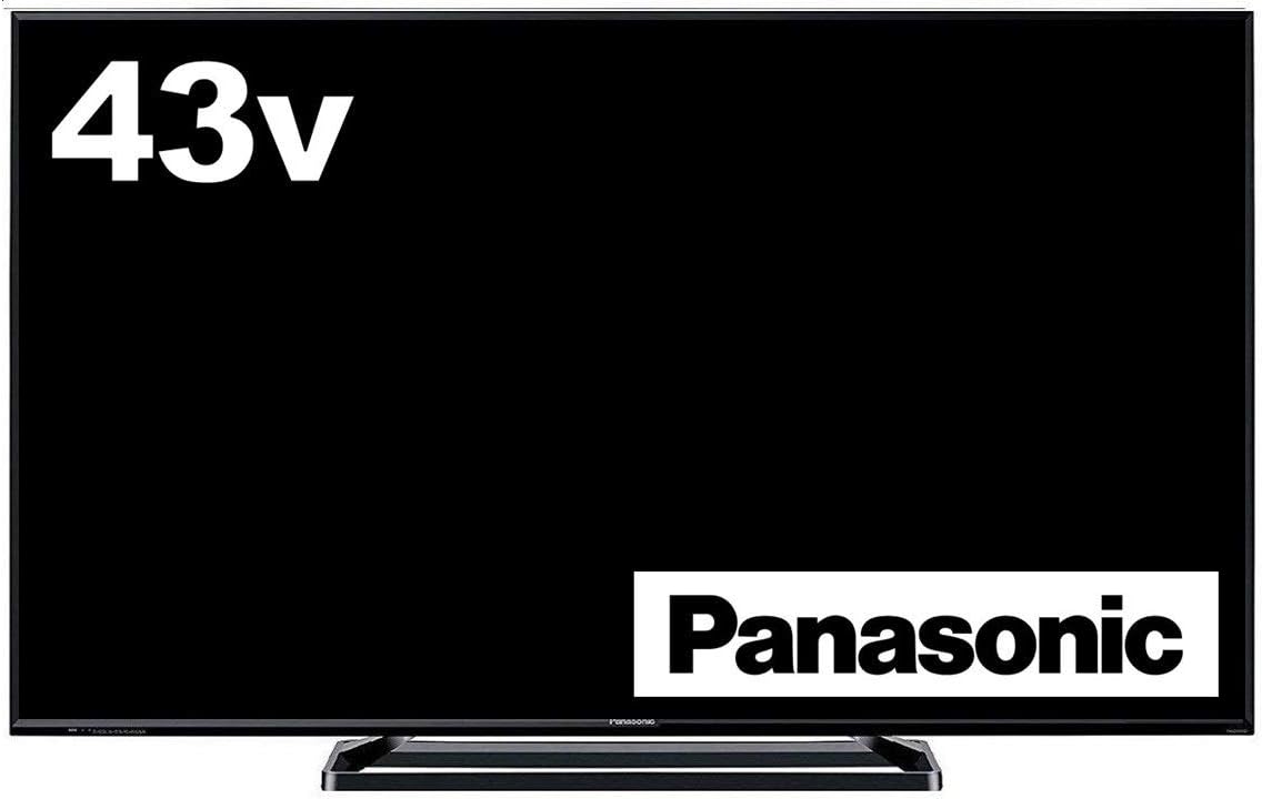 【動作確認済】【中古】本体・リモコンのみ パナソニック 43V型 液晶テレビ ビエラ TH-43E300 フルハイビジョン ブラック系 2017年製