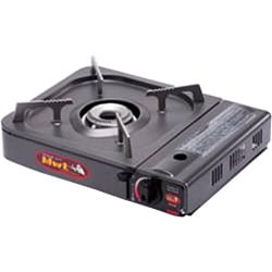 【未使用品】置き古し ニチネン カセットコンロ マイコンロ・ムート KC-313 ダークグレー系