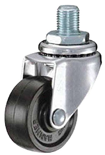 【未使用】ハンマーキャスター　A型　ねじ式　自在　ゴム車40mm　UNF1/2×L14　1個ばら売り