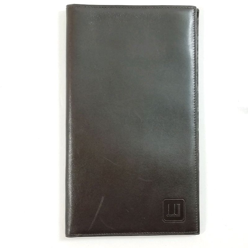 DUNHILL - 【中古】【送料無料】ダンヒル　札入れ ダークブラウン×レザー 西ドイツ製※メール便でお送りします【代引き不可】