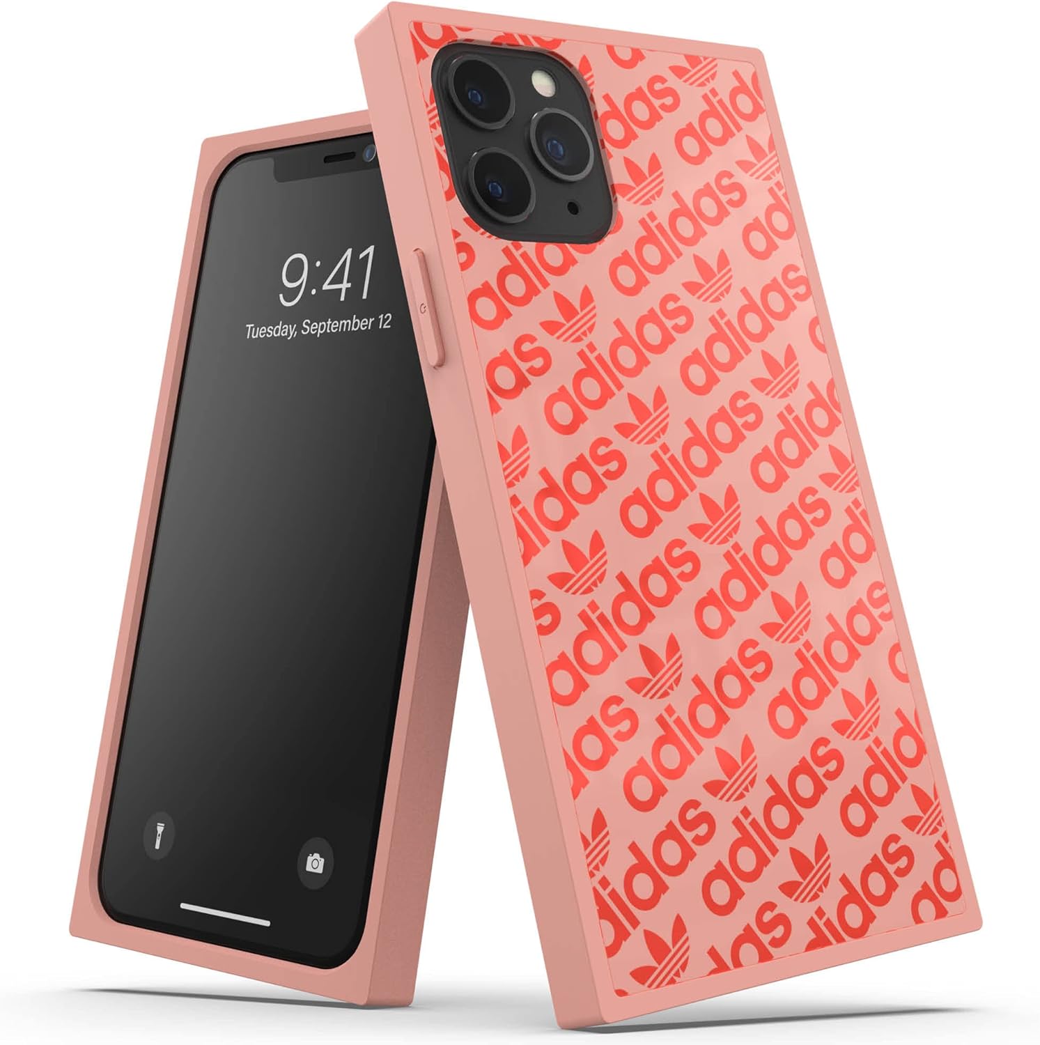 乐天商城 - 未使用品 アディダスオリジナルス iPhone 11 Pro ケース スクエアケース コーラルピンク【送料無料】【メール便でお送りします】代引き不可