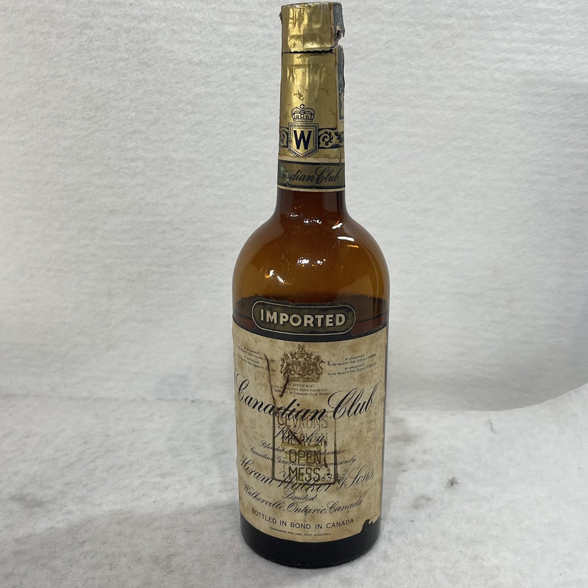 【未成年の飲酒は法律で禁じられています】カナディアンクラブ 40度 700ml 古酒 封緘破れ