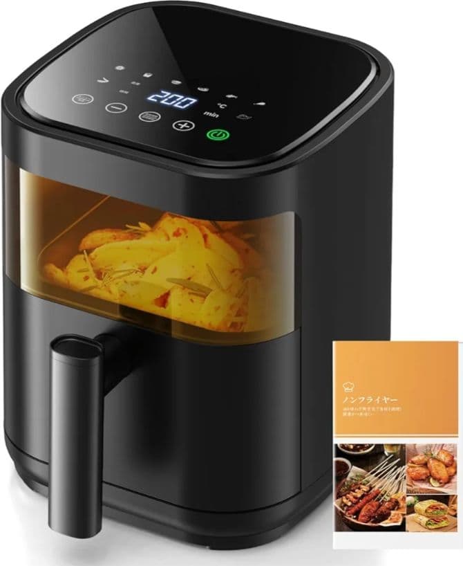 【未使用品】Wallfire ノンフライヤー 3.0L KB2299-3 ブラック系