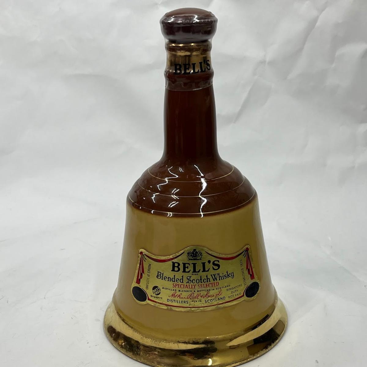 【未成年の飲酒は法律で禁じられています】BELL`Sスコッチ　デカンタベル型43°750mL並行品