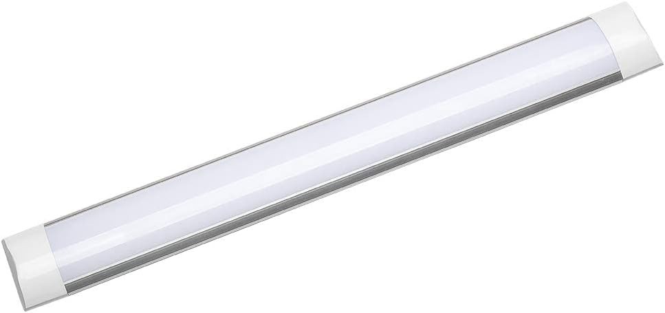 Rakuten - 【動作確認済】【中古】LEDシーリングライト 長方形 LED蛍光灯 20W 2640lm 昼白色 6畳～8畳用 ワンタッチ取り付け シーリング 工事不要 薄型ledシーリング