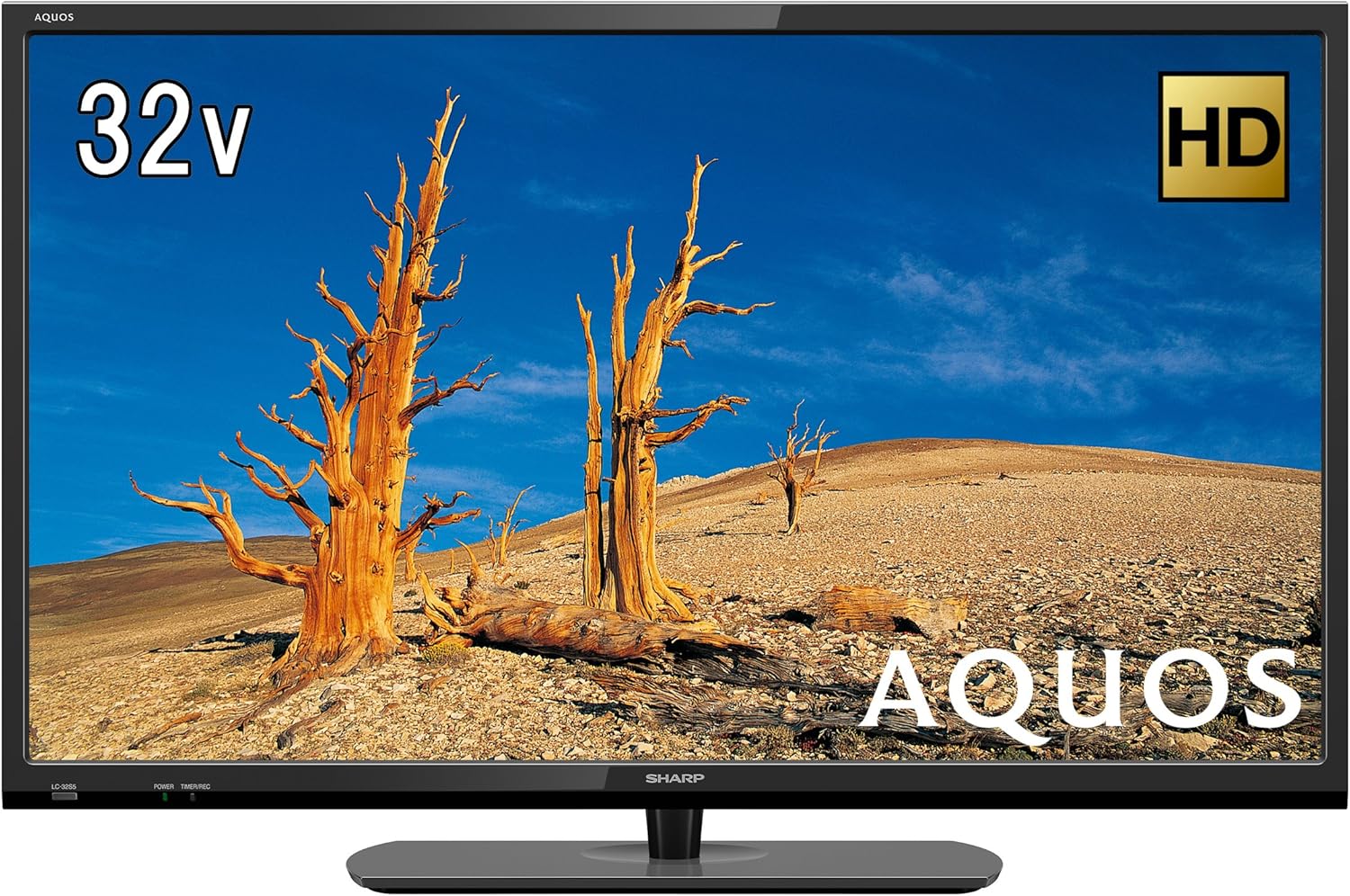 【動作確認済】【中古】本体・リモコンのみ シャープ 32V型 液晶テレビ AQUOS LC-32S5 ブラック系