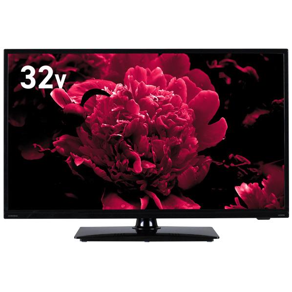 【動作確認済】【中古】本体・リモコンのみ ドウシシャ 32型 液晶テレビ DOL32H200 ブラック系 2017年製
