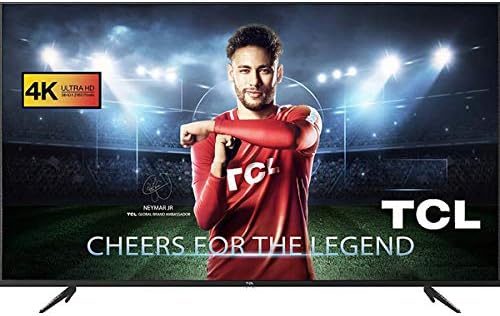 【動作確認済】【中古】本体・リモコンのみ TCL 50型 4K 液晶テレビ 50K600U ブラック系 2019年製