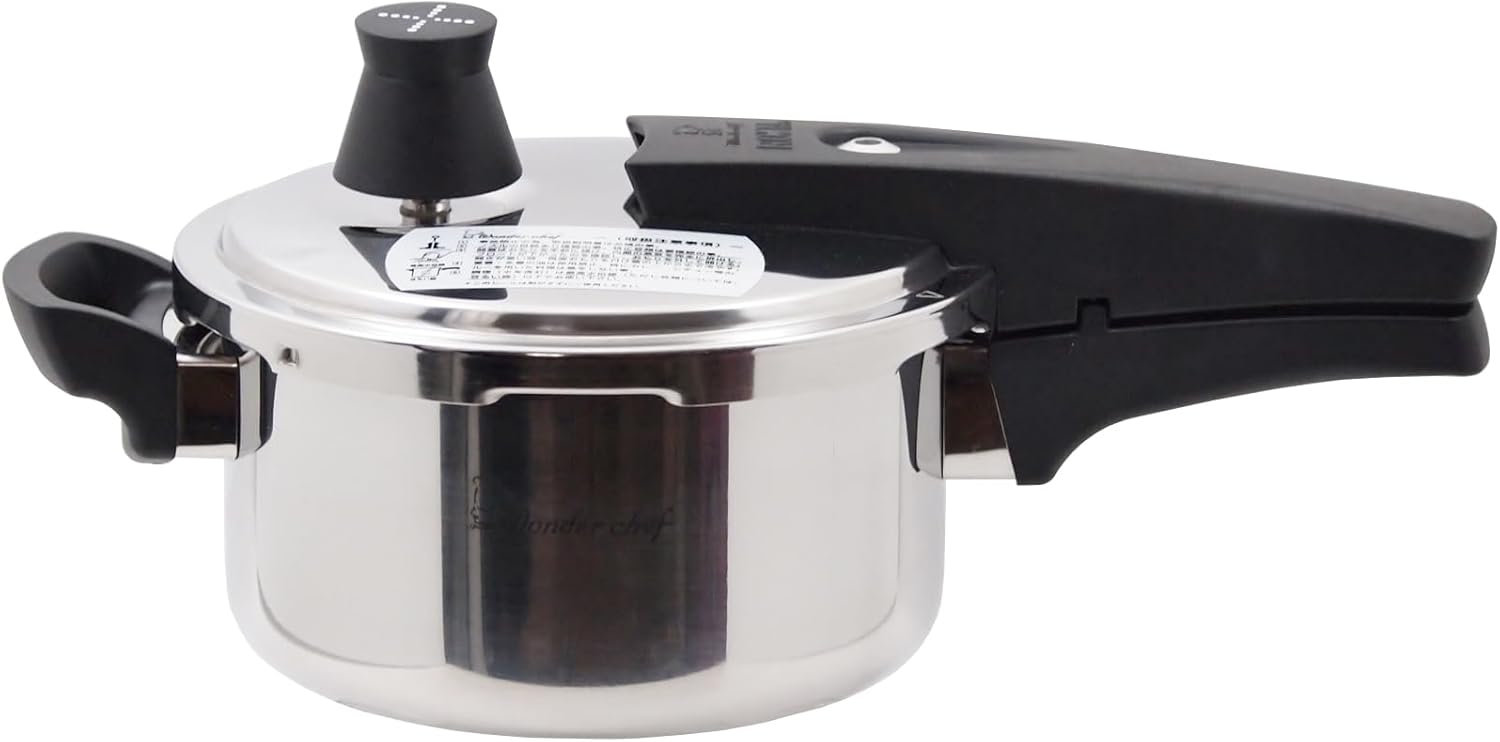Ih Incompatible - 【未使用品】ワンダーシェフ RO:TA single 片手圧力鍋 2.5L 簡単料理メニュー付 ZRSA25