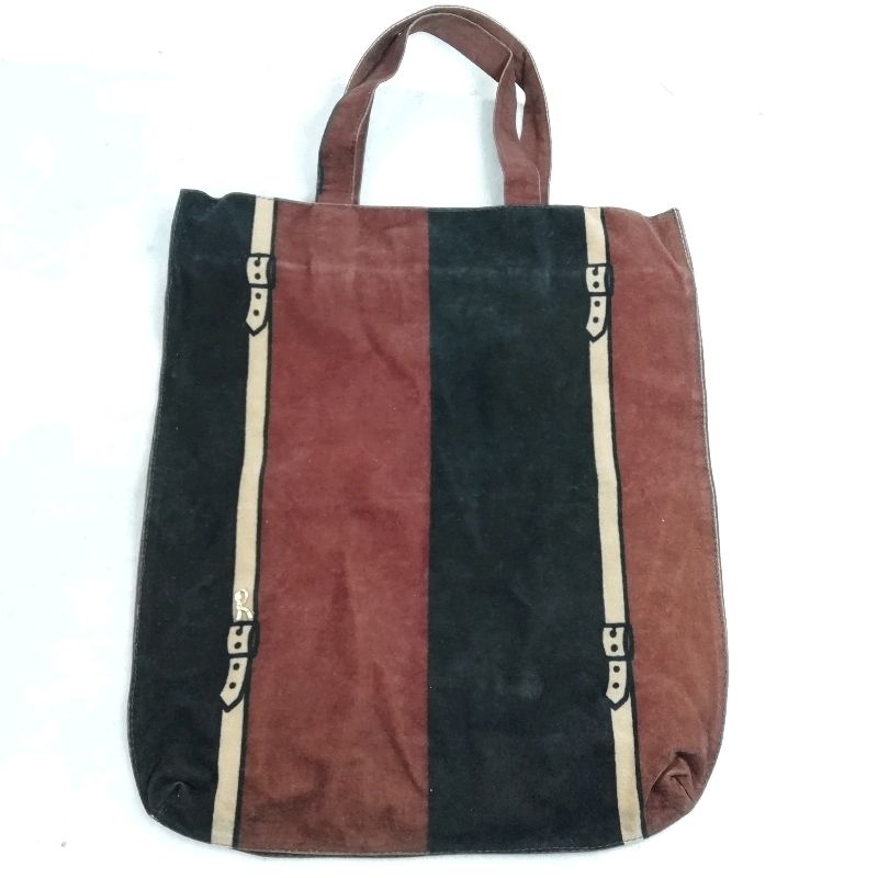 Roberta Camerino - 【中古】【送料無料】ロベルタディカメリーノ トートバッグ ブラック×ブラウン×スエード※メール便でお送りします【代引き不可】