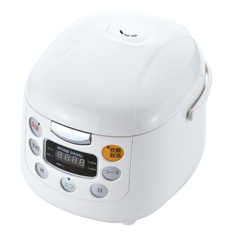 新津興器 マイコン式炊飯ジャー（3.5合炊き）　ホワイト SRC-35 炊飯器　3.5合 [SRC35]