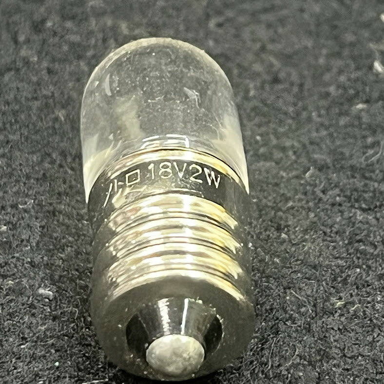 【未使用】パネル球 T13 E12 18V 2W(10個）パイロットランプ　交換電球※メール便で...