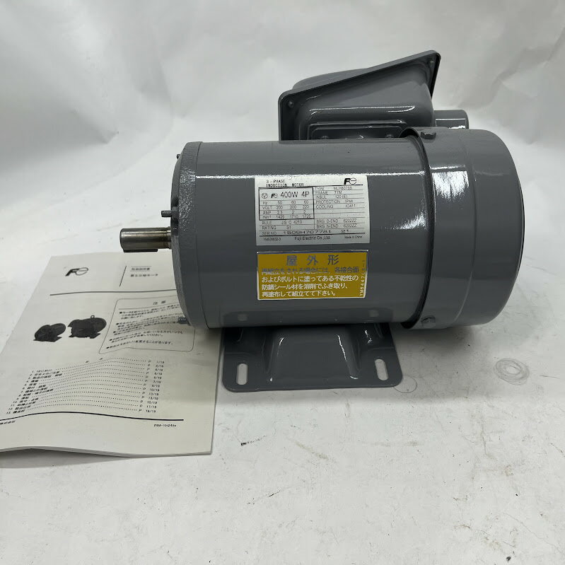 樂天商城 - 【中古】富士電機 MLH8075B-4 0.4kW-4P 200/200-220V 屋外形モータ(全閉外扇形 脚取付)