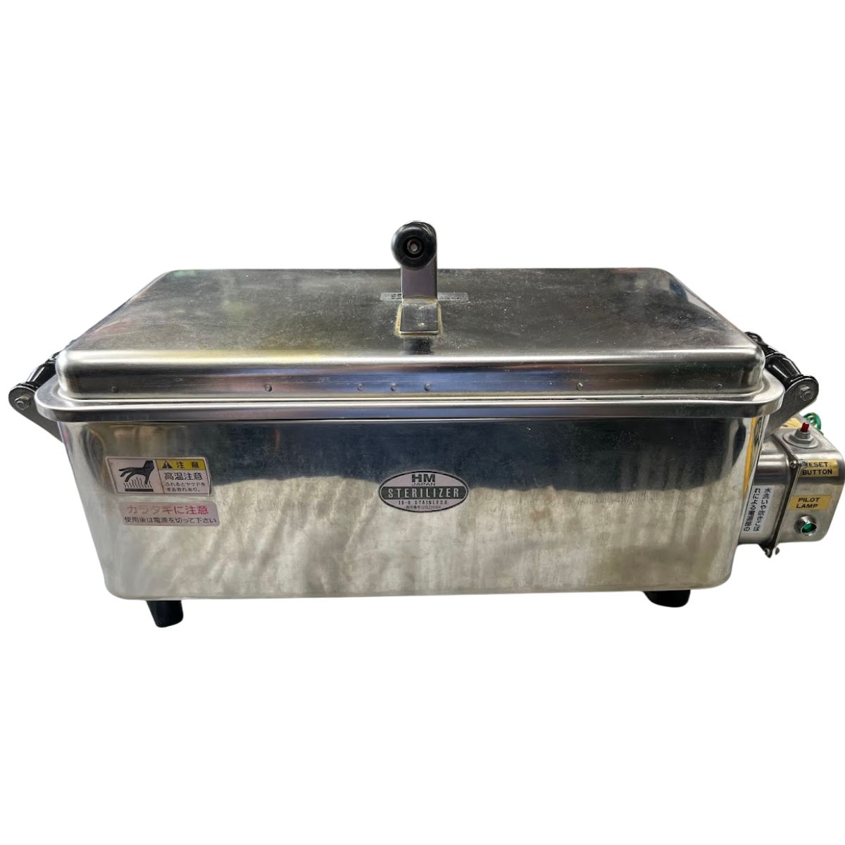 樂天商城 - 【中古】使用感あり・本体のみ 松本製器 卓上煮沸消毒器 800W AT-30 シルバー系