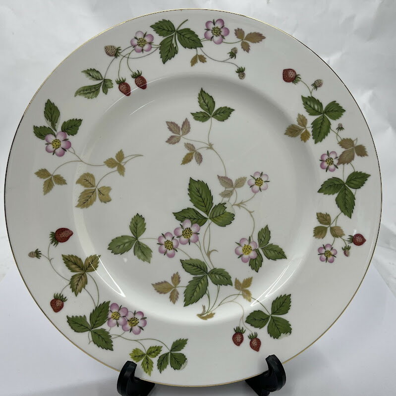 乐天商城 - 【中古】ウェッジウッド(Wedgwood) ウェッジウッド ワイルドストロベリー プレート 皿 27cm ※保管傷【送料無料】