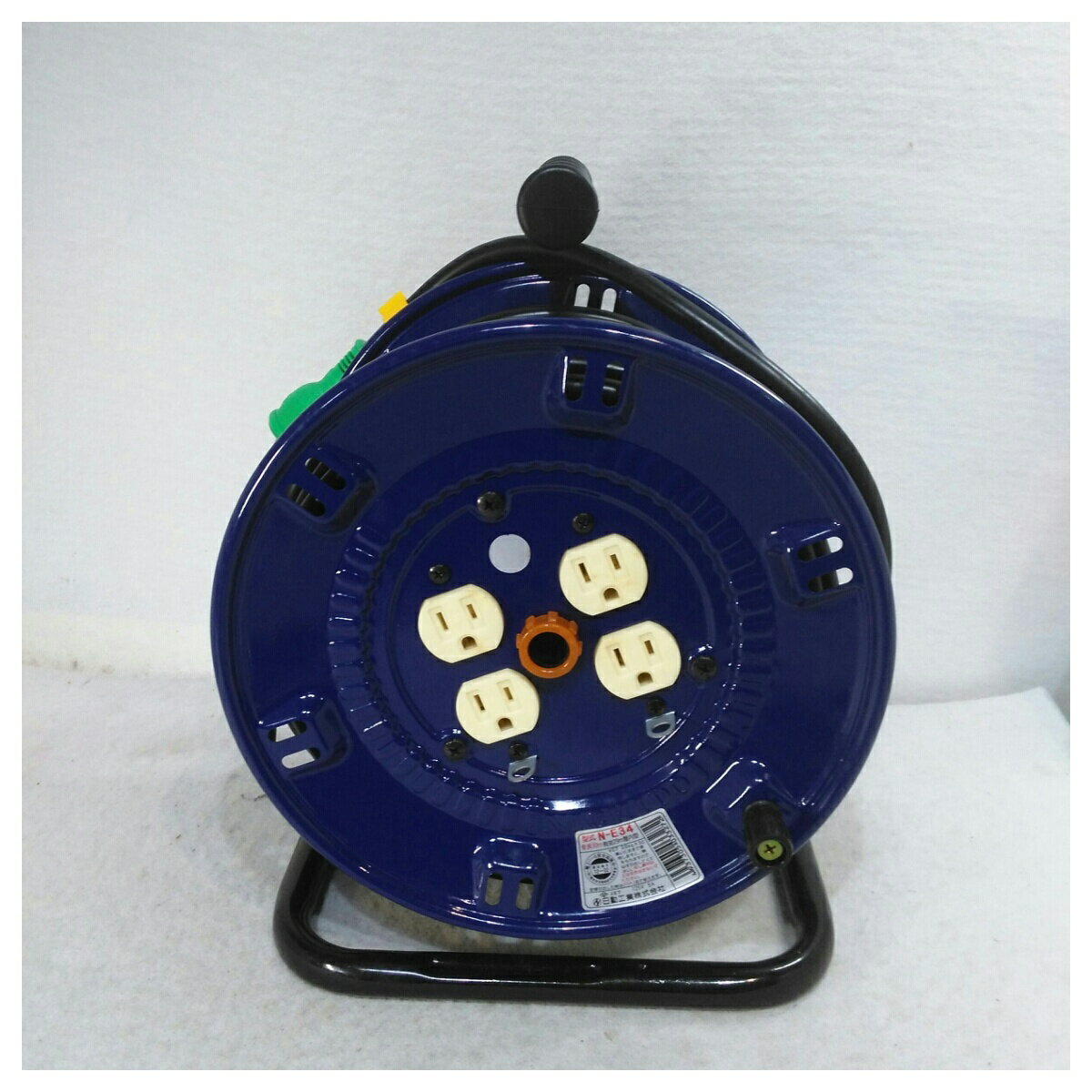Rakuten - 【中古】日動 電工ドラム 100V 屋内用 アース付き 30m N-E34