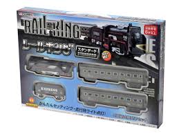 乐天商城 - 【未使用品】辰巳屋 レールキング スタンダード 電動走行4両編成機関車セット