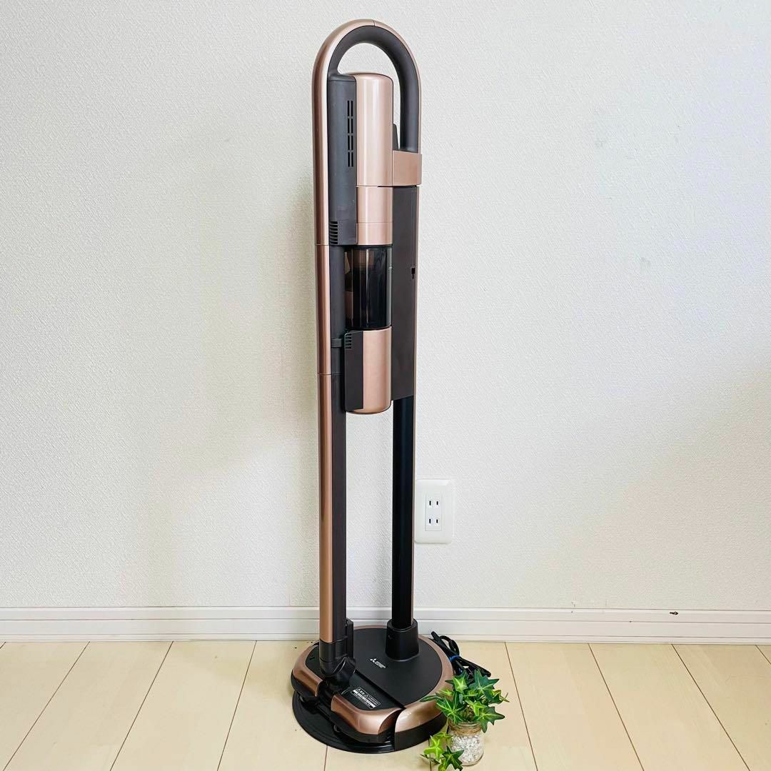 乐天商城 - 【動作確認済】【中古】本体のみ 三菱電機 iNSTICK ZUBAQ コードレス スティッククリーナー シャインブロンズ HC-JXH30P-D 2019年製