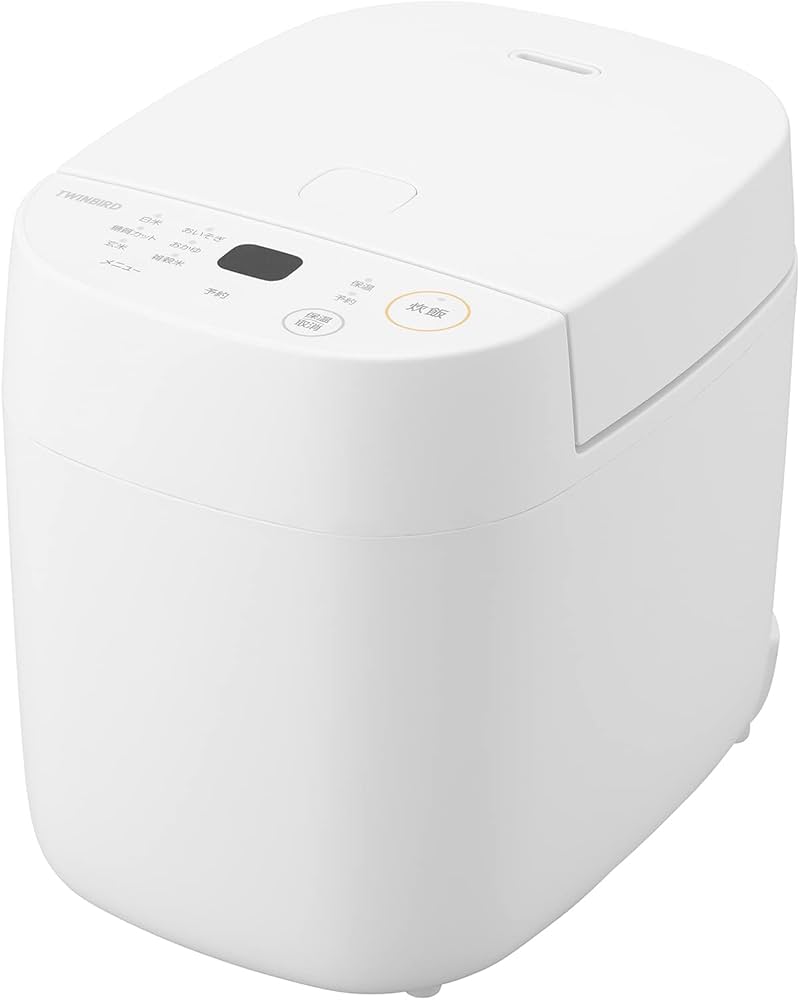 樂天商城 - 【動作確認済】【中古】本体のみ ツインバード マイコン式 炊飯器 1.5合炊き RM-4547W ホワイト系 2021年製