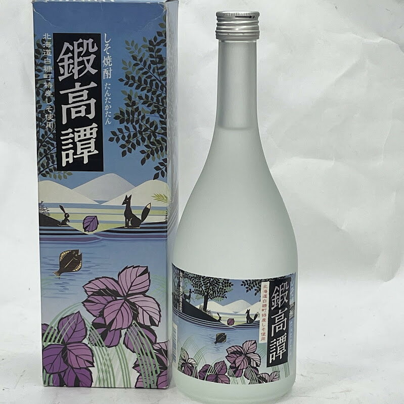 【未成年の飲酒は法律で禁じられています】合同酒精 しそ焼酎 鍛高譚 [ 焼酎 20度 北海道 720ml ]