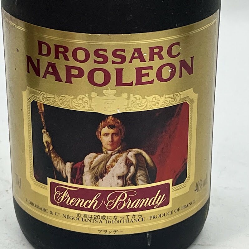リサイクルショップリステーションの【未成年の飲酒は法律で禁じられています】ドロサック　ナポレオンブランデー700ml40度｜アングル2