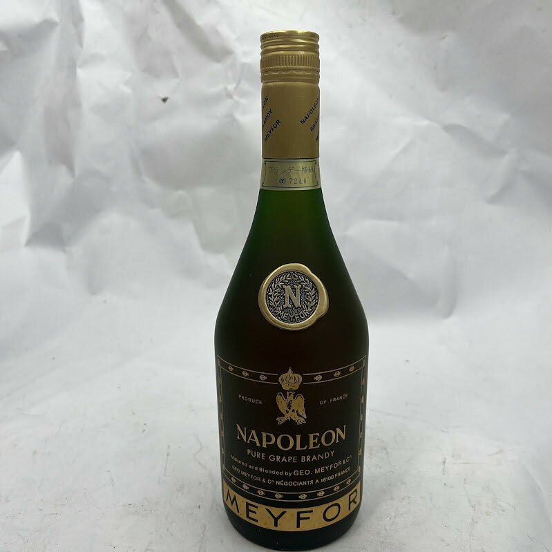 リサイクルショップリステーションの【未成年の飲酒は法律で禁じられています】メイフォー　ナポレオン　ブランデー　700ml40度　箱付き｜アングル2
