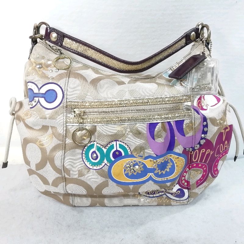 楽天市場】COACH コーチ オプアート 斜め掛けの通販