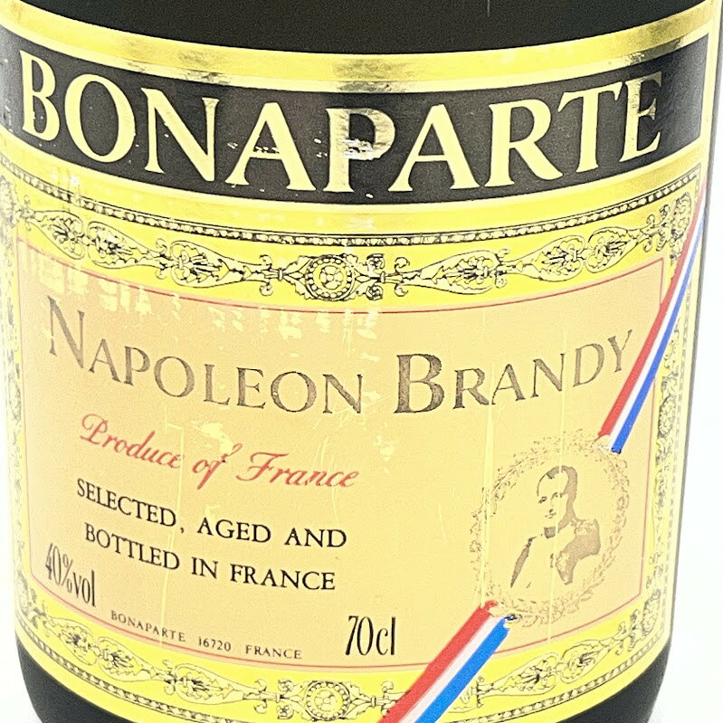 リサイクルショップリステーションの【未成年の飲酒は法律で禁じられています】ボナパルテ　ナポレオン　ブランデー　特級　700ml40度｜アングル2