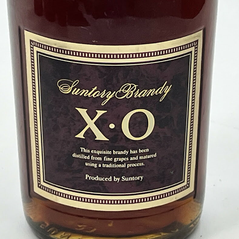 リサイクルショップリステーションの【未成年の飲酒は法律で禁じられています】サントリー XO スリムボトル 660ml40度｜アングル2