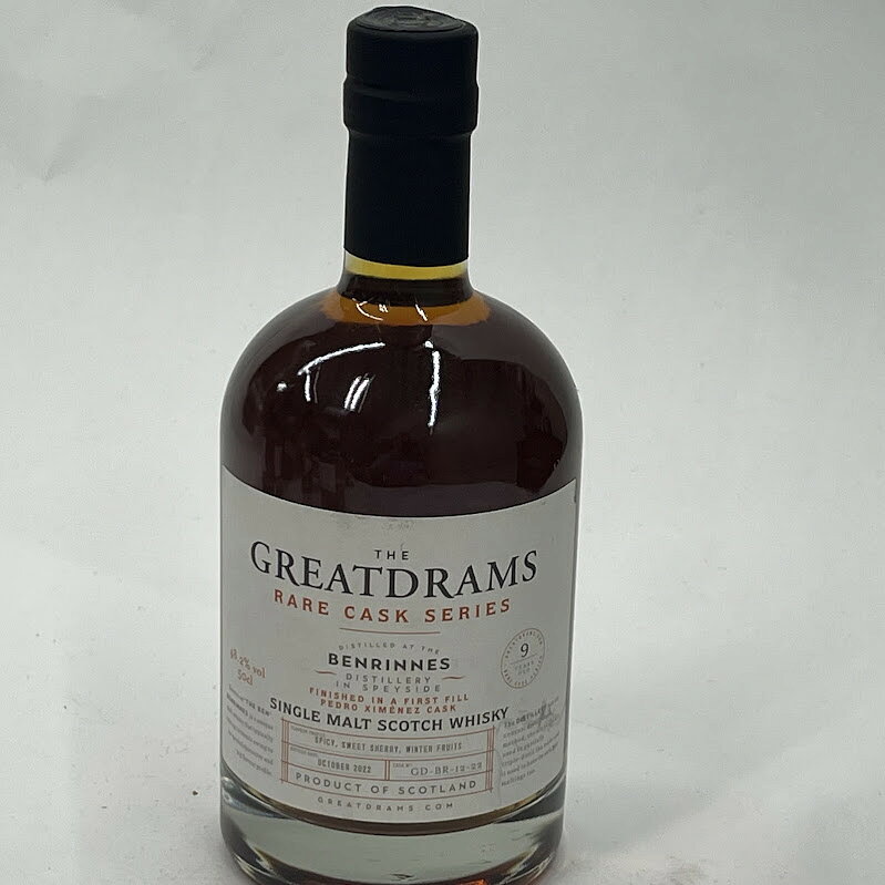 洋酒　　グレートドラムス　ベンリンネス　9年　500ml　48.2度　レアカスク　スペイサイド　シングルモルト　スコッチウイスキー　 内容量 (ml) 500 アルコール度数 50 原産国 イギリス 付属品 ※古酒につきコルクが破損しやすいです。慎重に開栓しましてもきっと起こります。コルクは無保証ですのでご理解の上お求め願います。未開栓。梱包の上宅急便でお送りします。 C　O　N　D　I　T　I　O　N 参考ランクは、 商品状態 酒美品 ※補足事項 ・ ・弊社の商品は1点物が多く在庫限りの出品です。この機会を逃さずお急ぎ、お求めくださいませ。 ・ 弊社はリサイクルショップですのでほとんどの商品は一般顧客様より店頭にて買取させていただいた商品です。したがってユーズド品であることをご理解いただき、神経質な方や、綺麗な状態にこだわる方はご購入をお避け頂き、直営店・量販店にて新品のご購入をお勧めいたします。出品ランクはあくまで参考でございます。ランクを理由としたご返品はお受けいたしかねます。ご了承くださいませ。 ■お取引について 酒類の販売について 未成年者の飲酒は法律で禁じられています。 申込者の方は注文フォームの備考の年齢欄を必ずご記入いただき送信願います。 もしご記入なき場合発送いたしかねますので予めご了承願います。 尚、お電話にて確認させていただく事もございます。 合わせてご了承くださいませ。 発送方法・送料 ◎購入商品は「宅急便」にて発送させていただきます。 【送料】 ヤマト運輸様(北海道・東北・沖縄は日本郵便様）にて発送させていただきます。 送料無料 【配送日指定】 配達日指定は、購入のあった日から1週間後までとさせていただきます。 ※一週間以上先のご指定はお受けできません。ご了承ください。 【配達時間帯希望サービス】 指定なし　9:00～12:00　14:00～16:00　16:00～18:00　18:00～20:00　19:00～21:00 【同包】 複数購入された場合の送料は同梱可能ですが大きさによっては別途お見積もりになります。 【発送】 商品の発送は当日正午までに決済確認ができましたら当日発送し指定の地域には翌日のお届けをさせていただきます。 消費税について 落札金額には、消費税10%が含まれています。 お支払いについて 【決済方法】 ●代金引換：手数料（商品代金） 330円（1万円未満）440円（～3万円）660円（～10万円）1100円（～30万円） ●銀行振込（振込先は、楽天銀行とゆうちょ銀行です） ※お振込みの手数料はお客者様のご負担とさせていただきます。 ●クレジット決済 注意事項 ■下記内容に同意の上、ご入札下さいますようお願い申し上げます 　　ネット販売の性質上、パソコン環境・モニターなどの設定・仕様等で　　イメージ写真と実際の商品との色合いが若干異なる場合がございます。 ○ご購入後のキャンセルは等は、一切しておりません。 ○程度に敏感な方、神経質な方は必ず詳しい程度をお問い合わせください。 　○ご注文後、こちらからの連絡に48時間以上お返事が無い場合「お客様都合によるキャンセル」とさせて頂きます。 ○ご購入後、翌日から5営業日以内にお振込みの出来る方のみご注文下さい。 □気になる事がありましたら遠慮なくご質問下さい。 □掲載写真以外の画像もE-mailにてお送りする事が可能です。 □ご質問の返信は、取扱店舗の営業時間内に限ります。 【返品の特約】 ◇商品に欠陥がある場合を除き、返品や交換には応じておりません。 ◇商品に欠陥がある場合には送料当方負担にて、弊社が責任を持って対応させて頂きます。 ◇ご購入時についている付属品が欠品（紛失等）された場合、返品・交換はお受けできません。 ◇尚、商品の性質上、次の場合の返品・交換はお断りさせていただきます。 ・お客様の都合 ・一度ご使用になられた場合 ・イメージ違い（形状違い、大きさなど） ・連絡が無く、3日以上過ぎた場合 ◇お届けした商品がご注文の商品と異なっていた場合や事故等による損傷(不良品)が見られた場合、商品到着後48時間以内に「お電話かE-mail」にて、ご連絡をお願い致します。 【返金について】 ◇返品特約にあるお客様の都合以外の理由で返品となった場合、返金時の振込手数料は弊社にて負担いたします。 ◇銀行振込・代金引換などで、お客様が商品代金をお支払い後に「キャンセル（取消し）」をされた 場合、商品代金の返金はトラブル防止の為「ご購入者様名義への銀行振込」とさせていただきます。 ◇お振込みの際にかかる「手数料（振込手数料等）」は、お客様のご負担とさせていただきます。 ◇返金金額は、手数料を差し引いた商品代金（消費税込み）となります。 類似商品はこちらグレートドラムス　ピーティッドブレンデッドモル9,980円クライゲラヒ 6年　シングルモルト　グレートド9,980円ガーバン　シングルグレン　グレートドラムス　19,980円ノースブリティッシュ　シングルグレン　12年　9,980円ラフロイグ　10年　40度　700mlシングル7,480円グレイヴァ 8年 43度 750ml スコッチ8,980円クレグ ドゥ シングル モルト スコッチ ウイ9,980円スコシアロイヤル750ml43度スコッチ12年5,980円カーデュ12年スコッチウィスキー750ml4313,800円2026/07/29 更新