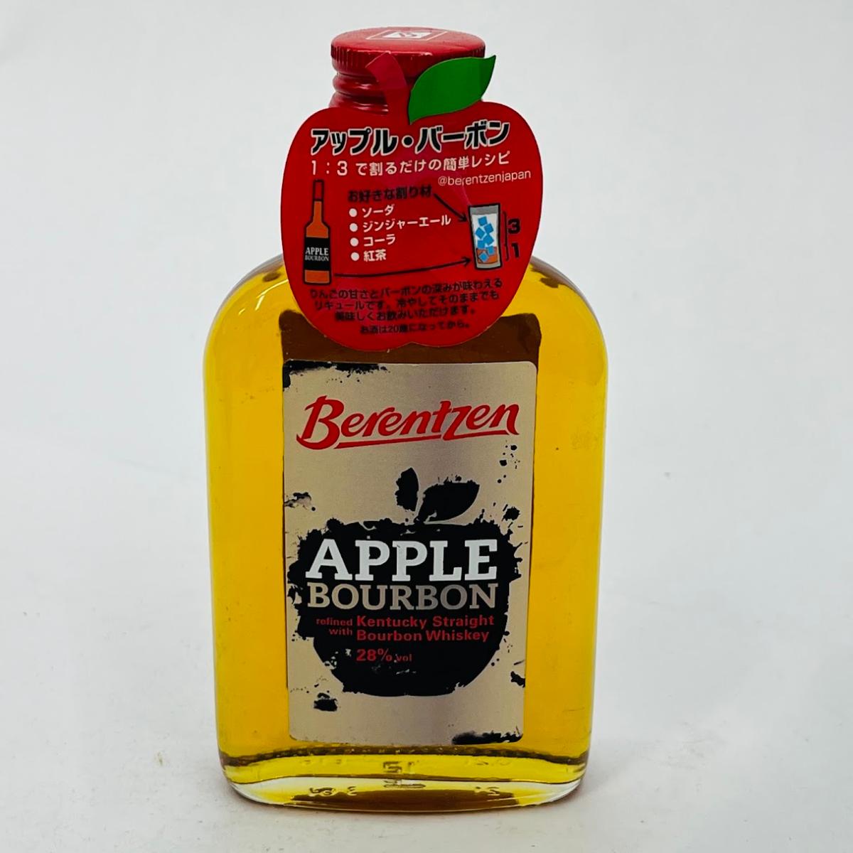 洋酒　　ベレンツェン アップル・バーボン [ リキュール 200ml 内容量 (ml) 200 アルコール度数 28 原産国 アメリカ 付属品 ※古酒につきコルクが破損しやすいです。慎重に開栓しましてもきっと起こります。コルクは無保証ですのでご理解の上お求め願います。未開栓。梱包の上宅急便でお送りします。 C　O　N　D　I　T　I　O　N 参考ランクは、 商品状態 酒美品 ※補足事項 ・ ・弊社の商品は1点物が多く在庫限りの出品です。この機会を逃さずお急ぎ、お求めくださいませ。 ・ 弊社はリサイクルショップですのでほとんどの商品は一般顧客様より店頭にて買取させていただいた商品です。したがってユーズド品であることをご理解いただき、神経質な方や、綺麗な状態にこだわる方はご購入をお避け頂き、直営店・量販店にて新品のご購入をお勧めいたします。出品ランクはあくまで参考でございます。ランクを理由としたご返品はお受けいたしかねます。ご了承くださいませ。 ■お取引について 酒類の販売について 未成年者の飲酒は法律で禁じられています。 申込者の方は注文フォームの備考の年齢欄を必ずご記入いただき送信願います。 もしご記入なき場合発送いたしかねますので予めご了承願います。 尚、お電話にて確認させていただく事もございます。 合わせてご了承くださいませ。 発送方法・送料 ◎購入商品は「宅急便」にて発送させていただきます。 【送料】 ヤマト運輸様(北海道・東北・沖縄は日本郵便様）にて発送させていただきます。 60サイズ　北海道1500円　東北750円　関東・信越600円　北陸東海550円　関西・中四国550円　九州550円　沖縄1350円 【配送日指定】 配達日指定は、購入のあった日から1週間後までとさせていただきます。 ※一週間以上先のご指定はお受けできません。ご了承ください。 【配達時間帯希望サービス】 指定なし　9:00～12:00　14:00～16:00　16:00～18:00　18:00～20:00　19:00～21:00 【同包】 複数購入された場合の送料は同梱可能ですが大きさによっては別途お見積もりになります。 【発送】 商品の発送は当日正午までに決済確認ができましたら当日発送し指定の地域には翌日のお届けをさせていただきます。 消費税について 落札金額には、消費税10%が含まれています。 お支払いについて 【決済方法】 ●代金引換：手数料（商品代金） 330円（1万円未満）440円（～3万円）660円（～10万円）1100円（～30万円） ●銀行振込（振込先は、楽天銀行とゆうちょ銀行です） ※お振込みの手数料はお客者様のご負担とさせていただきます。 ●クレジット決済 注意事項 ■下記内容に同意の上、ご入札下さいますようお願い申し上げます 　　ネット販売の性質上、パソコン環境・モニターなどの設定・仕様等で　　イメージ写真と実際の商品との色合いが若干異なる場合がございます。 ○ご購入後のキャンセルは等は、一切しておりません。 ○程度に敏感な方、神経質な方は必ず詳しい程度をお問い合わせください。 　○ご注文後、こちらからの連絡に48時間以上お返事が無い場合「お客様都合によるキャンセル」とさせて頂きます。 ○ご購入後、翌日から5営業日以内にお振込みの出来る方のみご注文下さい。 □気になる事がありましたら遠慮なくご質問下さい。 □掲載写真以外の画像もE-mailにてお送りする事が可能です。 □ご質問の返信は、取扱店舗の営業時間内に限ります。 【返品の特約】 ◇商品に欠陥がある場合を除き、返品や交換には応じておりません。 ◇商品に欠陥がある場合には送料当方負担にて、弊社が責任を持って対応させて頂きます。 ◇ご購入時についている付属品が欠品（紛失等）された場合、返品・交換はお受けできません。 ◇尚、商品の性質上、次の場合の返品・交換はお断りさせていただきます。 ・お客様の都合 ・一度ご使用になられた場合 ・イメージ違い（形状違い、大きさなど） ・連絡が無く、3日以上過ぎた場合 ◇お届けした商品がご注文の商品と異なっていた場合や事故等による損傷(不良品)が見られた場合、商品到着後48時間以内に「お電話かE-mail」にて、ご連絡をお願い致します。 【返金について】 ◇返品特約にあるお客様の都合以外の理由で返品となった場合、返金時の振込手数料は弊社にて負担いたします。 ◇銀行振込・代金引換などで、お客様が商品代金をお支払い後に「キャンセル（取消し）」をされた 場合、商品代金の返金はトラブル防止の為「ご購入者様名義への銀行振込」とさせていただきます。 ◇お振込みの際にかかる「手数料（振込手数料等）」は、お客様のご負担とさせていただきます。 ◇返金金額は、手数料を差し引いた商品代金（消費税込み）となります。 類似商品はこちらベレンツェン　アップルリキュール　タンタラスボ14,800円ビームスチョイス8年バーボン特級トナカイ7505,980円ジムビーム 700ml JimBeam バーボ1,180円I.W.ハーパー ゴールドメダル アメリカバー2,180円エヴァン・ウィリアムス 7年 750ml43度19,800円ジャック ダニエル ブラック テネシー ウイス3,980円ジンビーム 消防士 ヘルメット 陶器ボトル 79,980円バーボンウイスキー ジムビーム 200ml40780円アーリータイムス イエローラベル 200ml580円2026/08/01 更新