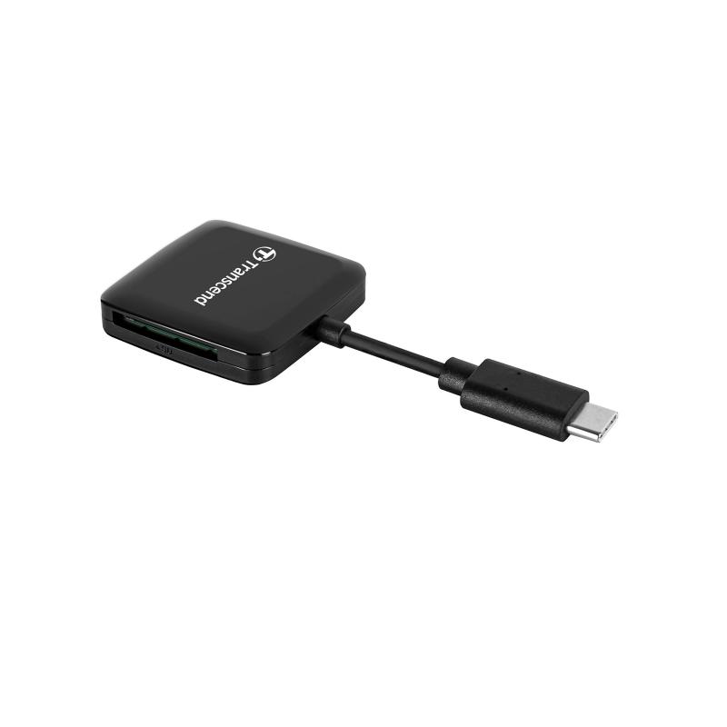 トランセンドジャパン USB Type-C カードリーダー USB 3.2 Gen 1 (SDHC/SDXC/microSDHC/microSDXC 対応..