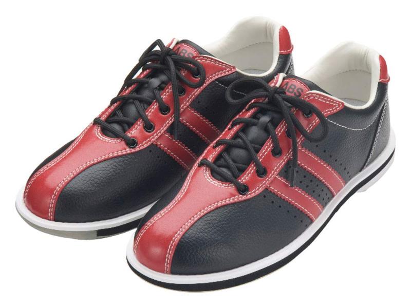 アメリカン ボウリング サービス ボウリングシューズ S-380 ブラック/レッド(右投げ用) 24.0cm