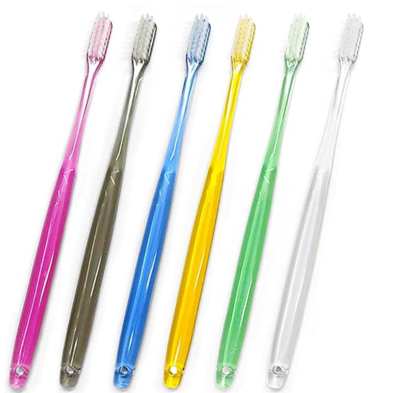 楽天リスタトショップ超極細毛 柔らかめ 歯ブラシ 幅広ヘッド 6本セット 歯茎ケア 敏感歯用 妊婦/高齢者/矯正/大人対応