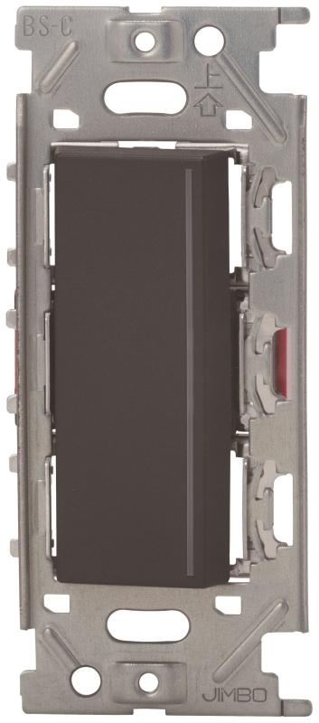 神保電器/NKW3路チェックランプ付きスイッチセット シングル ソフトブラック(SB) NKW01012製造国:日本