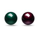 Perixx ペリックス PERIPRO-303 X2A 交換用トラックボール2個セット P 光沢仕上げ - レッド、グリーンの2色セット