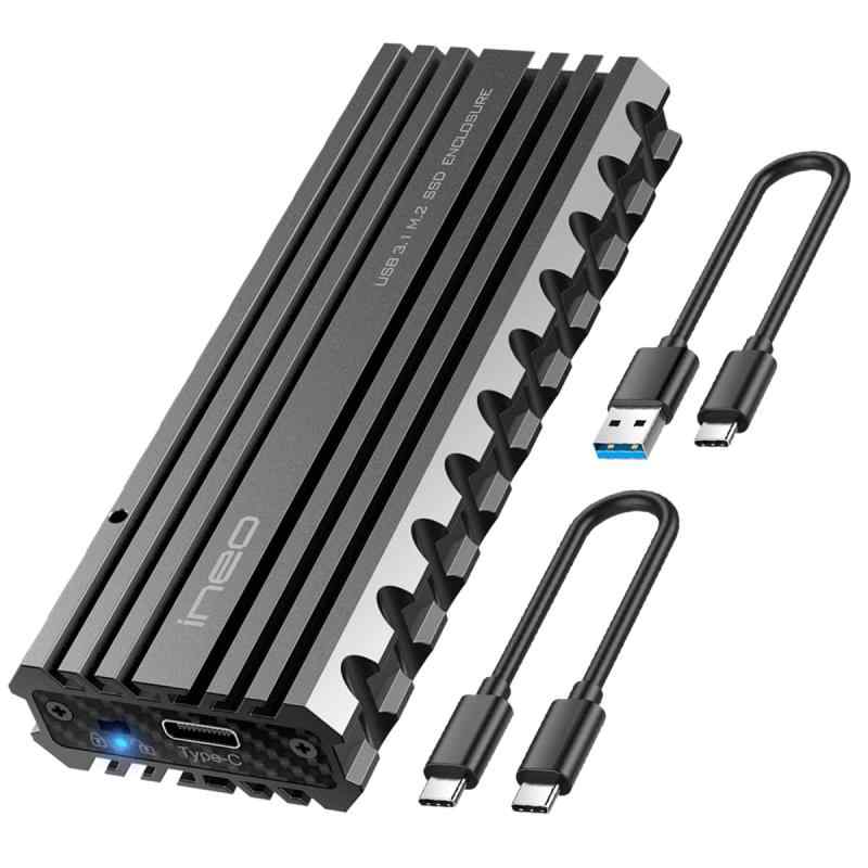 ineo M.2 NVMe SSD外付ハードドライブケ―ス