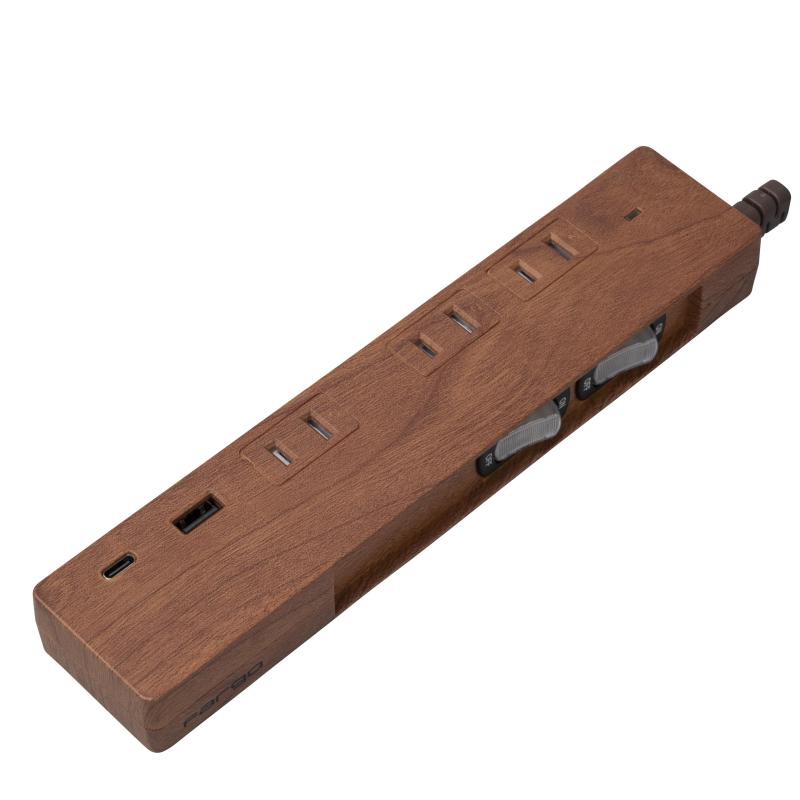 Fargo デザイン電源タップ USB TYPE-A TYPE-C PD30W 個別スイッチ付き