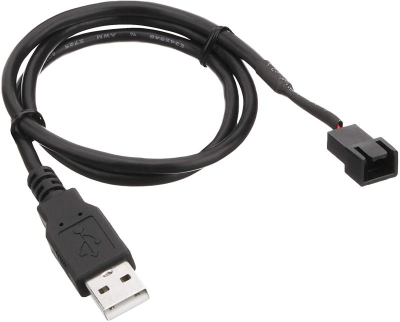 USB→ファン3P変換ケーブル