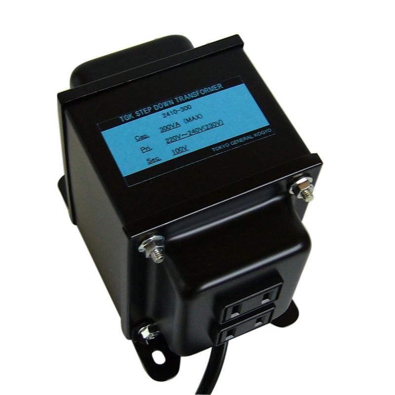 変圧器工房 日本製 変圧器 ステップダウントランス 300W 220～240V→100V 欧州・中東・中国向け 2410-30..