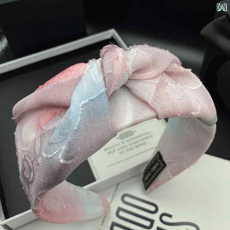 ヘアバンド 女性用 かわいい スイート 頭頂ボリュームアップ ワイドエッジ 髪押さ...