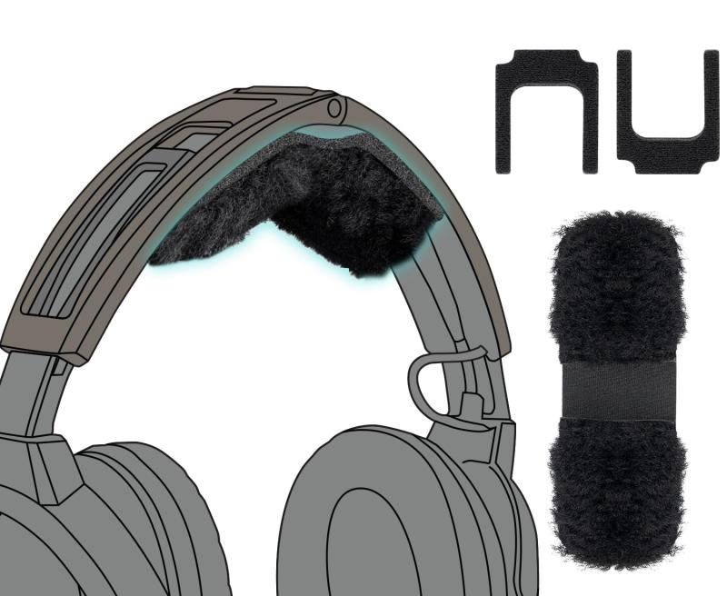 SOULWIT ヘッドバンド ヘッドホン バンド for Bose Aviation X A10/A20 用 ヘッドバンド 交換 パッド キット バンド ヘッドセット 互換性 ヘッドストラップ クッション カバー 修理 パーツ