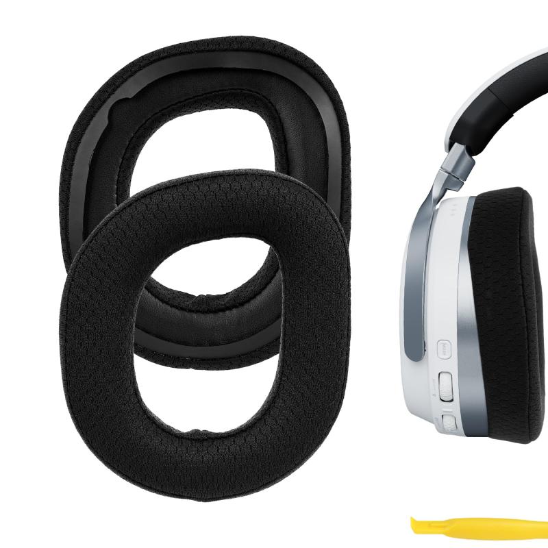 Geekria イヤーパッド Comfort 互換性 パッド TurtleBeach Stealth 700 Gen 3 ヘッドホンに対応 パッド イヤー/イヤーカップ (メッシュファブリック/ブラック)